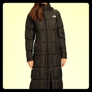 North Face Black Long Winter Jacket